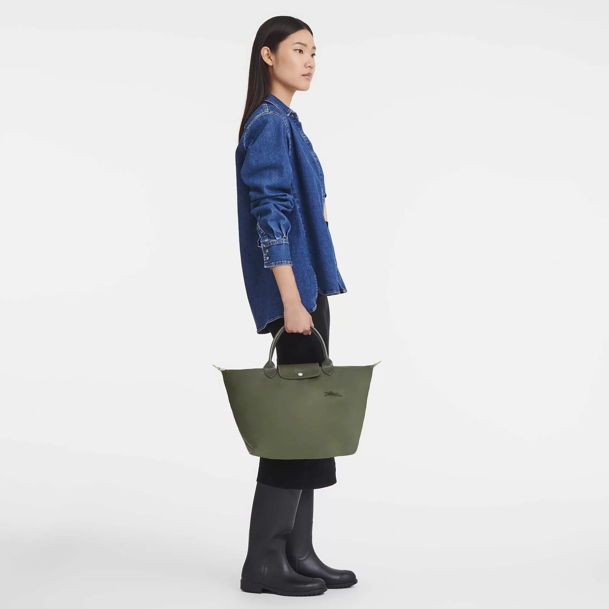 Sale Sac A Main Le Pliage Vert M Femmes Sacs À Main